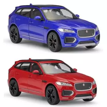 1:Спортивная модель внедорожника 24 F Pace City, литая под давлением, коллекция BN, автомобильный дисплей из металла синий