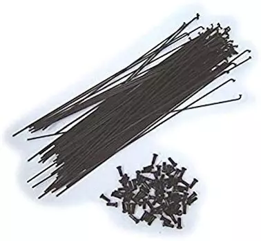 1 star spoke Star Bright BK Black with nipple #14-283 чёрный