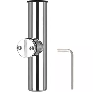 1 стержень из нержавеющей стали, лодочный стержень, регулируемый шестигранный ключ, в комплекте держатель Amarine, держатель, зажимной держатель, угол, серебряный