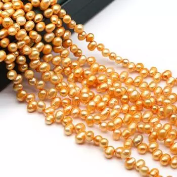 1-струнные роскошные оранжевые искусственные бусины в богемном стиле для самодельных ожерелий, браслетов, аксессуаров для ножных браслетов, раскройте творческий потенциал в изготовлении ювелирных изделий 1String/36cm оранжевый