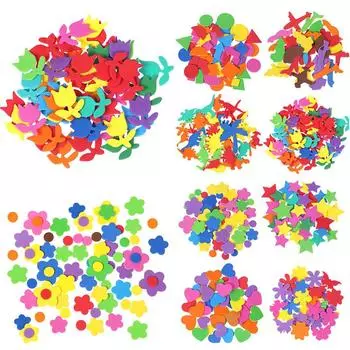 1 сумка для детей, DIY EVA Paster, развивающие игрушки, детская губка, наклейка, пена, аксессуары для рукоделия 07