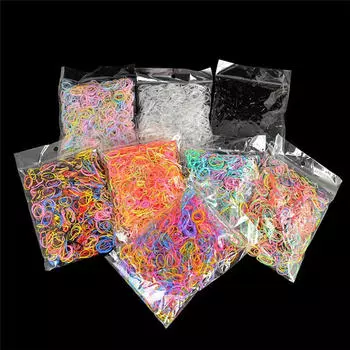 1 сумка для женщин и девочек, детские держатели для волос, резинки, резинки для галстука, резинка 2 чистый