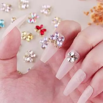 1 сумка Хорошая творческая форма Привлекательный орнамент для ногтей Декоративные шармы Роскошные художественные украшения Подарок на день рождения G