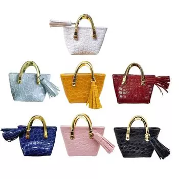 1:Сумка с 6 фигурками BJD, украшение для куклы 12 дюймов, женская модная сумка-солдат белый