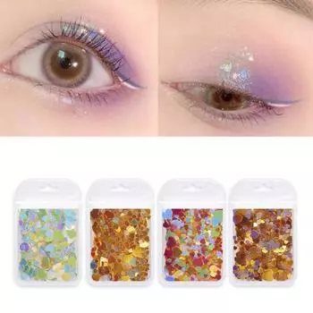 1 сумка украшения для ногтей экологически чистые устойчивые к выцветанию ПЭТ хорошие DIY художественные блестки эпоксидная смола материал пломбы для женщин C