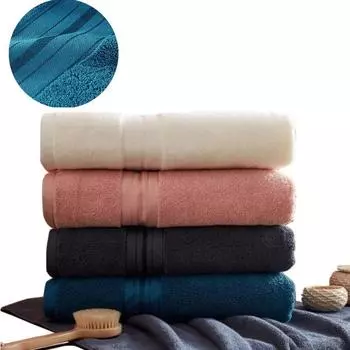 1 толстое банное полотенце из 100% чистого хлопка для увеличения водопоглощения. Банное полотенце для взрослых однотонное, мягкое и дружелюбное 70*140cm темно серый