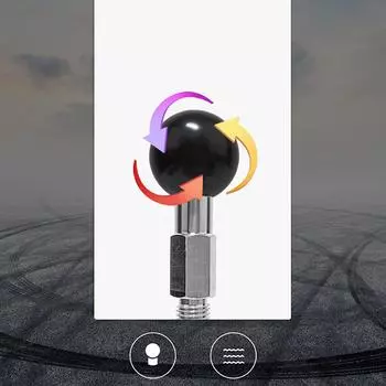 1 упаковка 1 шаровой адаптер с резьбой M10x1.25 металлическая опора противоскользящий шаровой адаптер легко крепится подходит для мотоциклов