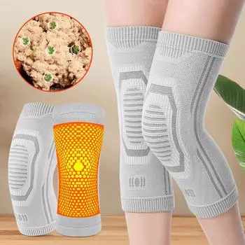 1 упаковка эластичных самонагревающихся наколенников Теплые наколенники из графена S