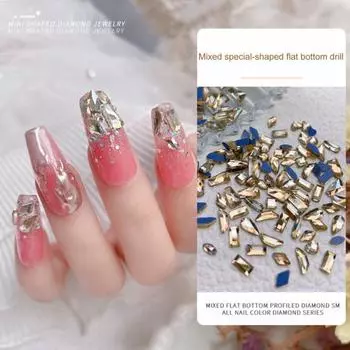 1 упаковка DIY Аксессуары для нейл-арта Очаровательные роскошные украшения для нейл-арта Стразы Подвески для ногтей A