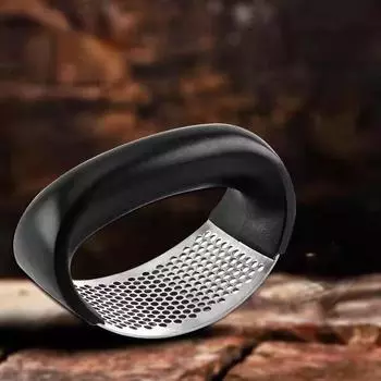 1 упаковка, дробилка для чеснока, ручная дробилка для чеснока, черная овощерезка, кухонные гаджеты для овощей и фруктов чёрный