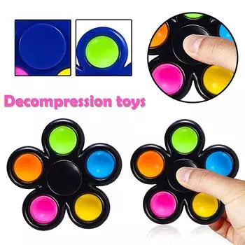 1 упаковка, игрушка-пузырь, игрушка для снятия стресса, тревоги, портативные игрушки розовый