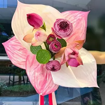 1 упаковка из 15 листов Flower Shadow, серия Bloom, упаковочная бумага, упаковочная бумага для букетов цветов, флорист