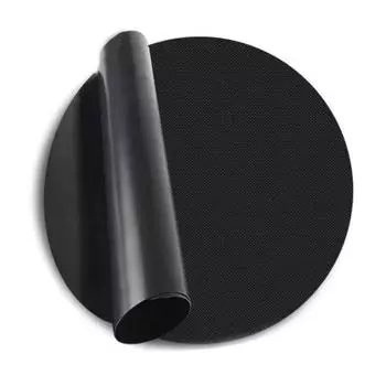 1 упаковка круглых антипригарных ковриков для выпечки из политетрафторэтилена, 9,45-дюймовые ПТФЭ-подложки для сковородок, многоразовые для готовки на кухне