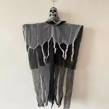 1 упаковка подвесных украшений на Хэллоуин в виде скелетов и призраков, Мрачные Жнецы для лучших уличных украшений на Хэллоуин 1PC