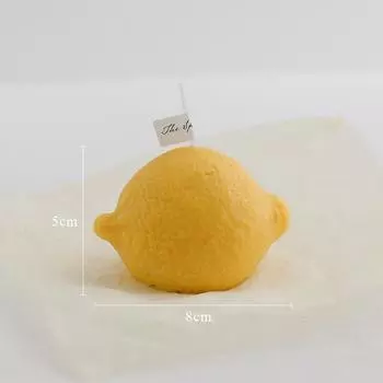 1 упаковка свечей с ароматом лимона, подходит для украшения дома, вечеринок, украшения стола, подарков на праздники