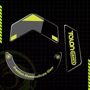 1 упаковка Talongames Glass Mouse Skates Glide Feet Pads Mouse Foots Sticker For G502 G502X Pulsar X2/X2Mini Rounded Curved Edges