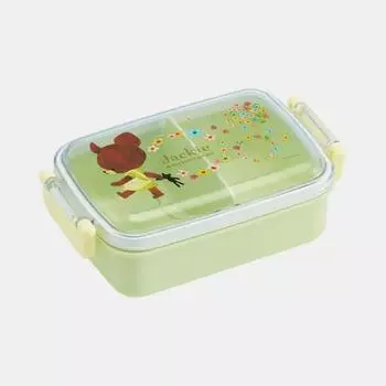 1-уровневый квадратный ланч-бокс с куполом, 450 мл, популярная корейская упаковка Bandai