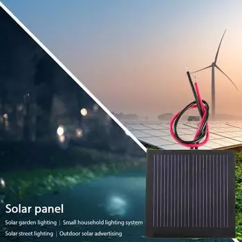 1 В 200 мА поликристаллическая кремниевая солнечная панель 0,2 Вт DIY для солнечной игрушки (1шт)