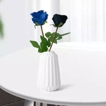 1 ветка, имитация цветка, анти-выцветание, создание атмосферы, многослойные лепестки, модный искусственный домашний декор для стола в общежитии, подарок белый