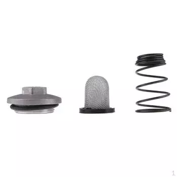 1 вставьте линейную пружину сливной пробки моторного масла для GY6 50cc 80cc 125cc 150cc