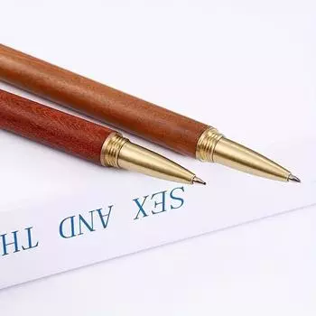 1 высококачественная ручка класса люкс с ретро-стилем, шариковая ручка толщиной 0,5 мм