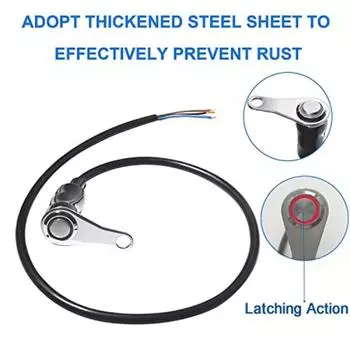 1 X 12 В светодиодный переключатель для мотоцикла, фара, противотуманная фара, регулируемый кронштейн, кнопка переключения 22 мм (7/8 дюймов) 17x14x2cm