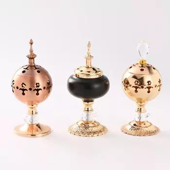 1 X курильница идеальный подарок металлическая арабская курильница настольный декор 8x20 см Style 5