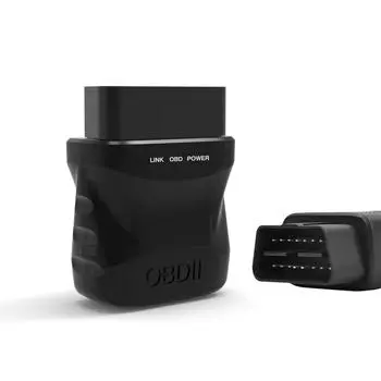 1 x OBD2 Mini ELM327 OBD Bluetooth V1.5 для Android Torque 2 Интерфейс OBD2 Сканер Протоколы OBDII Считыватель кодов Автомобильный диагностический сканер неисправностей чёрный