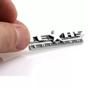 1 x TEXAS EDITION Логотип автомобиля Наклейка-эмблема (2*0,6 дюйма)