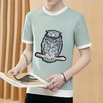 1 x Вышитая нашивка с изображением совы, нашивка на одежду, аппликации, ремонт своими руками