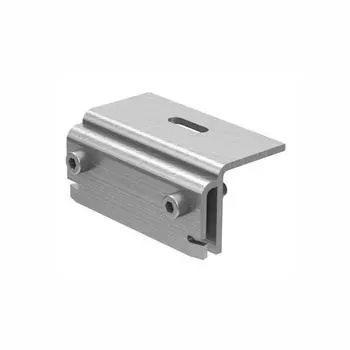 1 X зажим для шва крыши, стоячий шов, фотоэлектрическая солнечная батарея A2, монтаж из нержавеющей стали серебряный