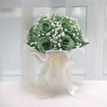 1 жемчужное кружево вечная роза цветок реквизит для фотосъемки для свадеб многоцелевой букет искусственных роз лента