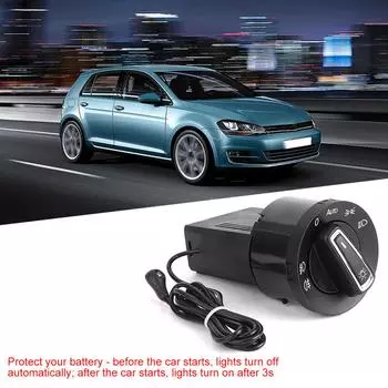 1C0941531 3BD941531 АВТОМАТИЧЕСКИЙ переключатель управления фарами, модуль датчика света, подходит для MK4 чёрный