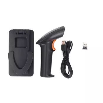 1D 2D сканер штрих-кодов 2.4G BT USB беспроводной и проводной считыватель штрих-кодов со складным кронштейном для розничной торговли