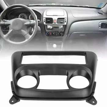 1DIN автомобильная стереосистема радиоприемника Fascia ABS износостойкая накладка навигации замена для Almera Sentra 20002006 накладка GPS навигация