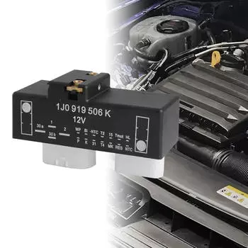 1J0919506K Модуль управления вентилятором радиатора охлаждения Релейный блок Автомобильные аксессуары Сборка автомобиля