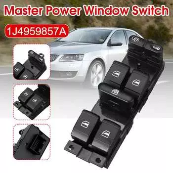 1J4959857A Главный выключатель стеклоподъемника для VW Golf MK4 Bora Seat для Skoda для Octavia MK1 Fabia 1J4 959 857A 1J4 959 857 A