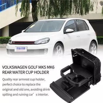 1K0862532 Новый задний подлокотник черный центральный консольный держатель стакана для VW JETTA GOLF MK5 MK6 задний держатель стакана автомобильный кронштейн для бутылки чёрный