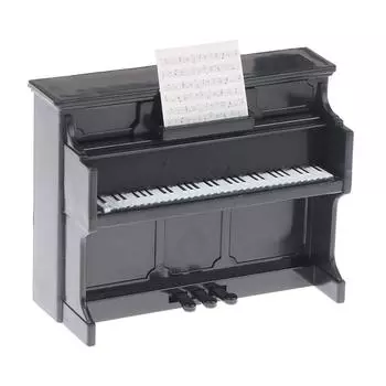 1Комплект 1:12 кукольных домиков Мини-пианино Диван Настольная лампа Чайный сервиз Десерт Мебель Decortoy