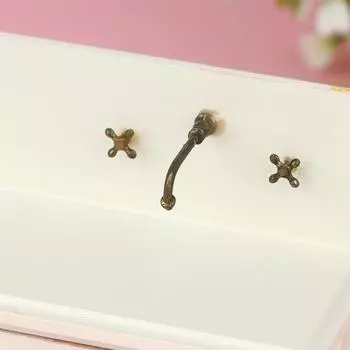 1Комплект 1:12 кукольных домиков, миниатюрная раковина для ванной комнаты с полотенцами, мини-шкаф для ванной комнаты