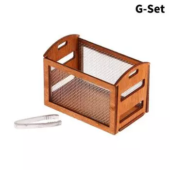 1Комплект 1:12 Миниатюрная полка для кукольного домика, подставка для хлеба, полка для торта, коробка для хранения/корзина с зажимом для выпечки, декор для кукольного домика, аксессуары