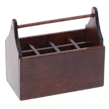 1Комплект 1:12 миниатюрных ящиков для инструментов для кукольного домика, аксессуары для кукольного дома ручной работы, наборы инструментов one size