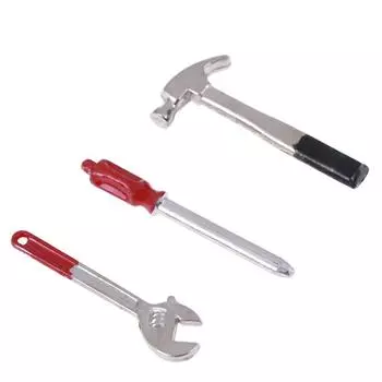 1Комплект 1:12 миниатюрных ящиков для инструментов для кукольного домика, аксессуары для кукольного дома ручной работы, наборы инструментов