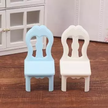 1Комплект 1:12 Миниатюрный кукольный домик, письменный стол, стул, модель мебели для учебного стола, декор для учебной комнаты, игрушечный кукольный домик, аксессуары розовый