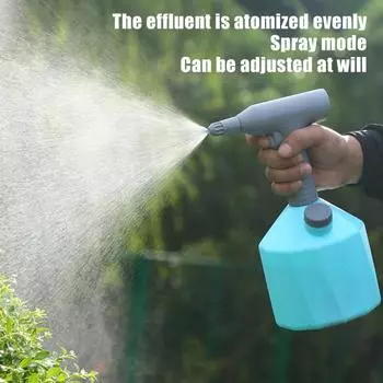 1л/1,6л электрический распылитель, регулируемый распылитель воды, автоматическая лейка с зарядкой от USB S розовый