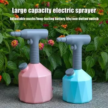 1л/1,6л электрический распылитель, регулируемый распылитель воды, завод Mister USB, перезаряжаемый автоматический лейка для полива садовых растений, удобрения S синий