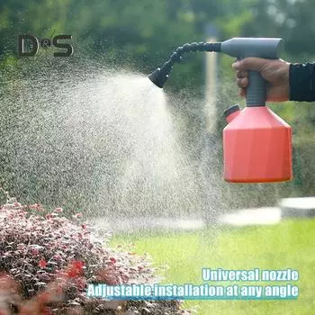 1л/1,6л электрический распылитель, регулируемый распылитель воды, завод Mister USB, перезаряжаемый автоматический лейка для полива садовых растений, удобрения S розовый