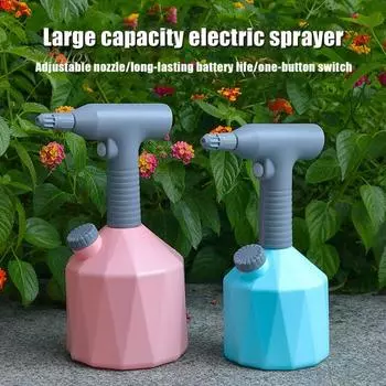 1л/1,6л электрический распылитель, регулируемый распылитель воды, завод Mister USB, перезаряжаемый автоматический лейка для полива садовых растений, удобрения S синий