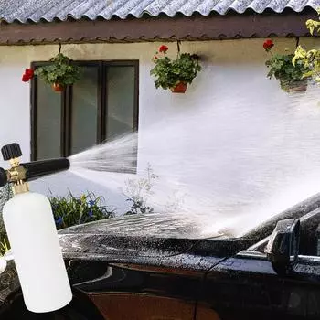 1L High Pressure Washer Nozzles For Karcher K2 K3 K4 K5 K6 K7 Car Foam Wash Gun Cleaner Generator Lance Motorcycle Accessories чёрный