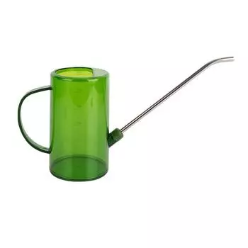 1л лейка с длинным ртом, спринклер для растений, аксессуары для домашнего орошения в горшке зелёный